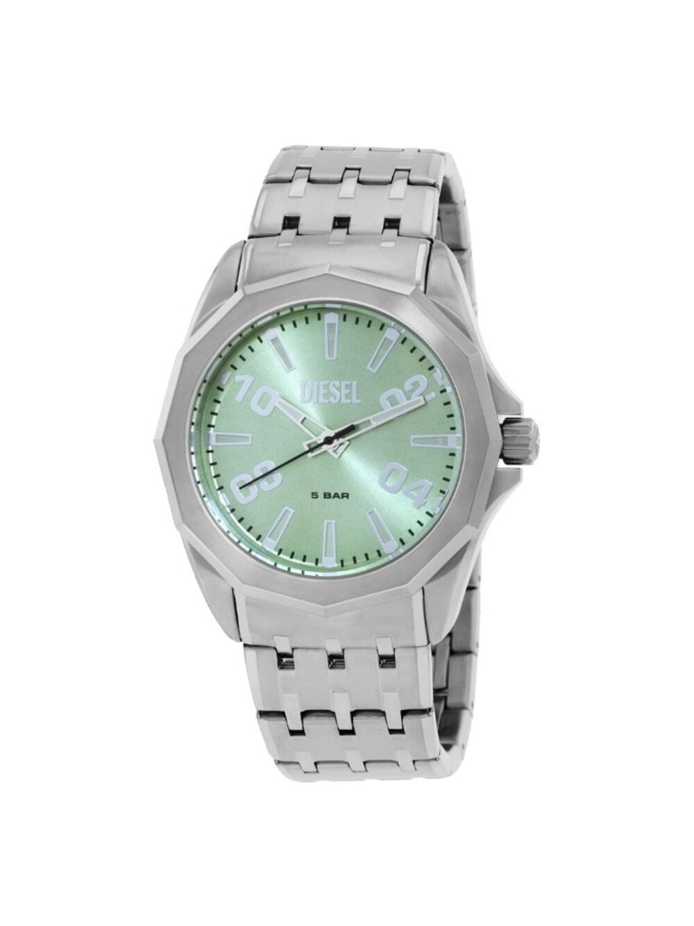 NWT Diesel Stinger Quartz Green Dial Men's Watch